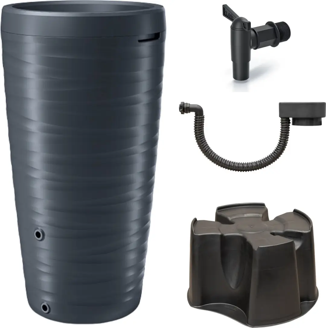 Prosperplast Vaze Regenton 2-in-1 240L - Antraciet