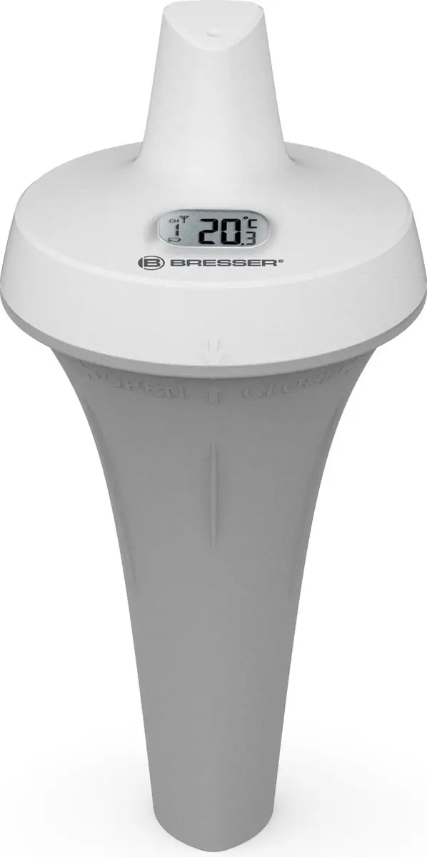 Bresser Zwembadthermometer - Wit Grijs - AA