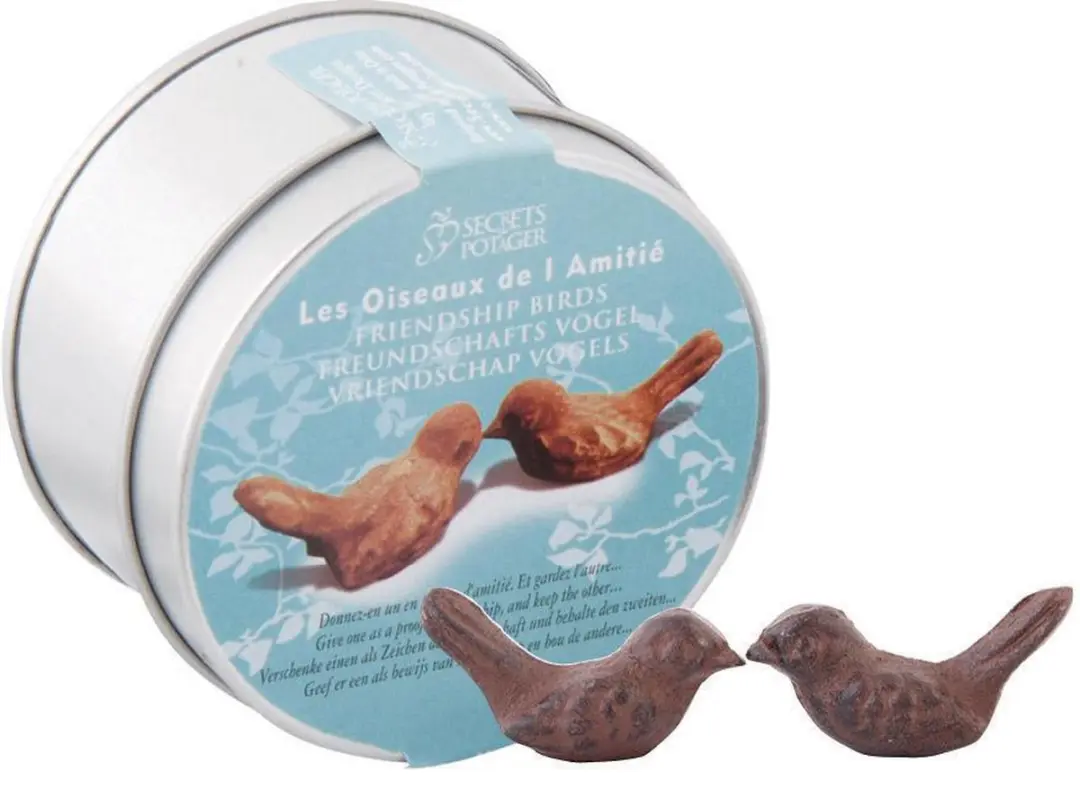 Esschert Design Vriendschap Vogels Gietijzer - Donkerbruin - afbeelding 6 van 6