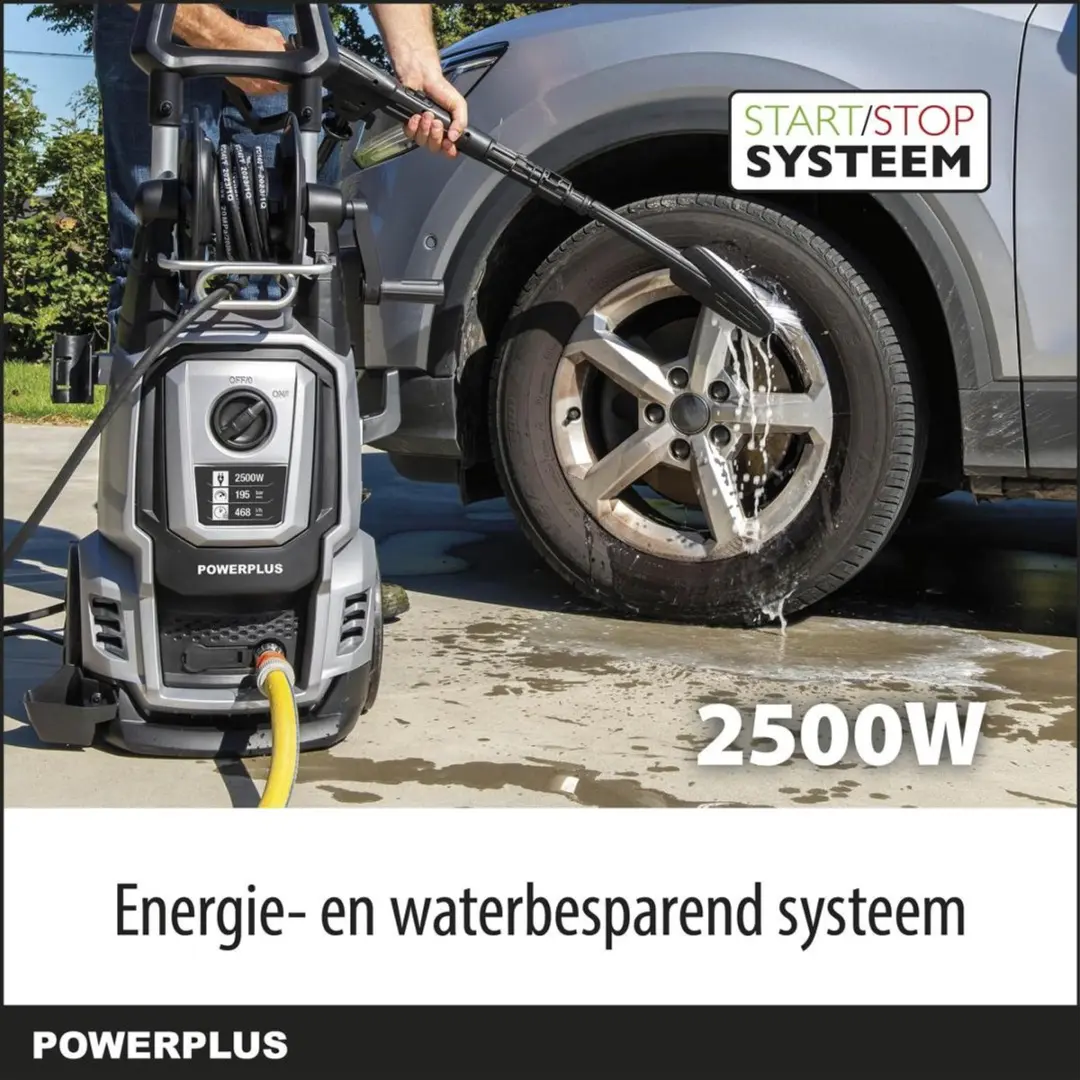 Powerplus POWXG90426 Hogedrukreiniger 2500W - 195 bar - afbeelding 6 van 6