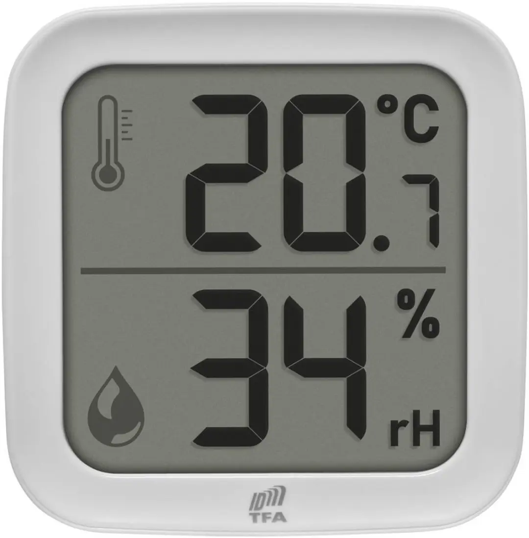 TFA Dostmann 30.3908.02 Thermo- en Hygrosensor - Draadloos 868 MHz - Wit