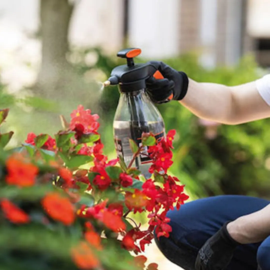 BLACK+DECKER Plantenspuit 2L - Drukspuit Zwart Oranje