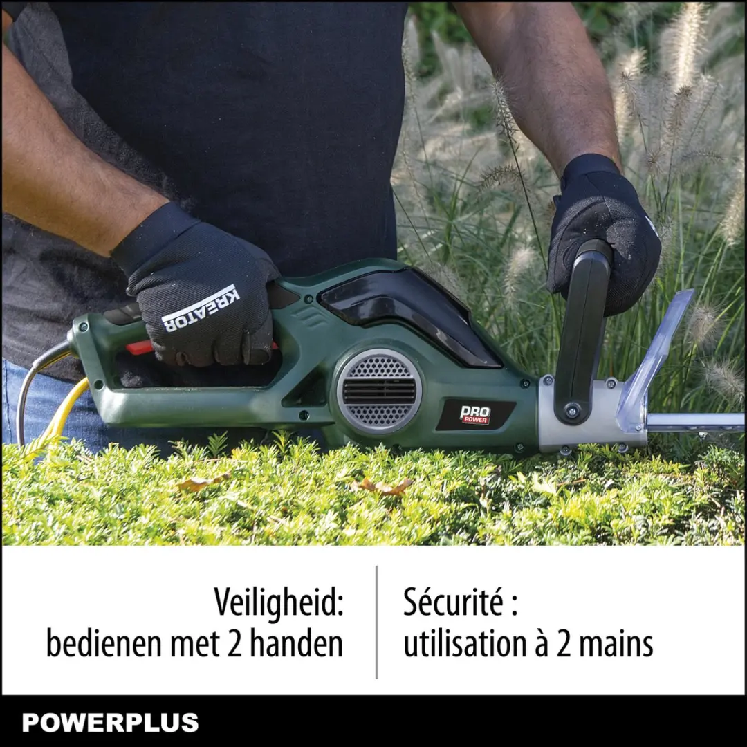 Powerplus POWPG30230 Elektrische Heggenschaar 600W - 600mm Mes