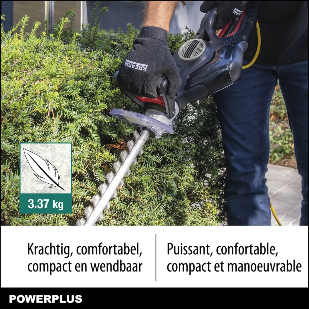 Powerplus POWPG30230 Elektrische Heggenschaar 600W - 600mm Mes