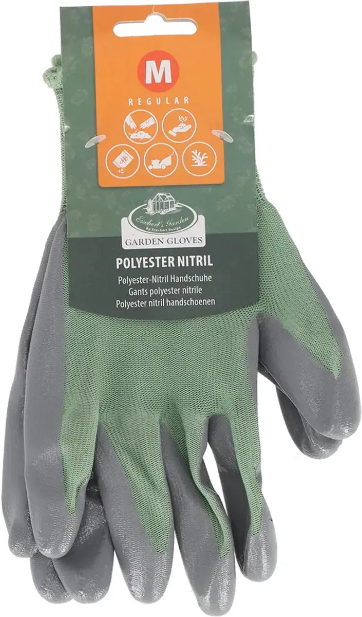 Esschert Design Nitrile Tuinhandschoenen M - Groen