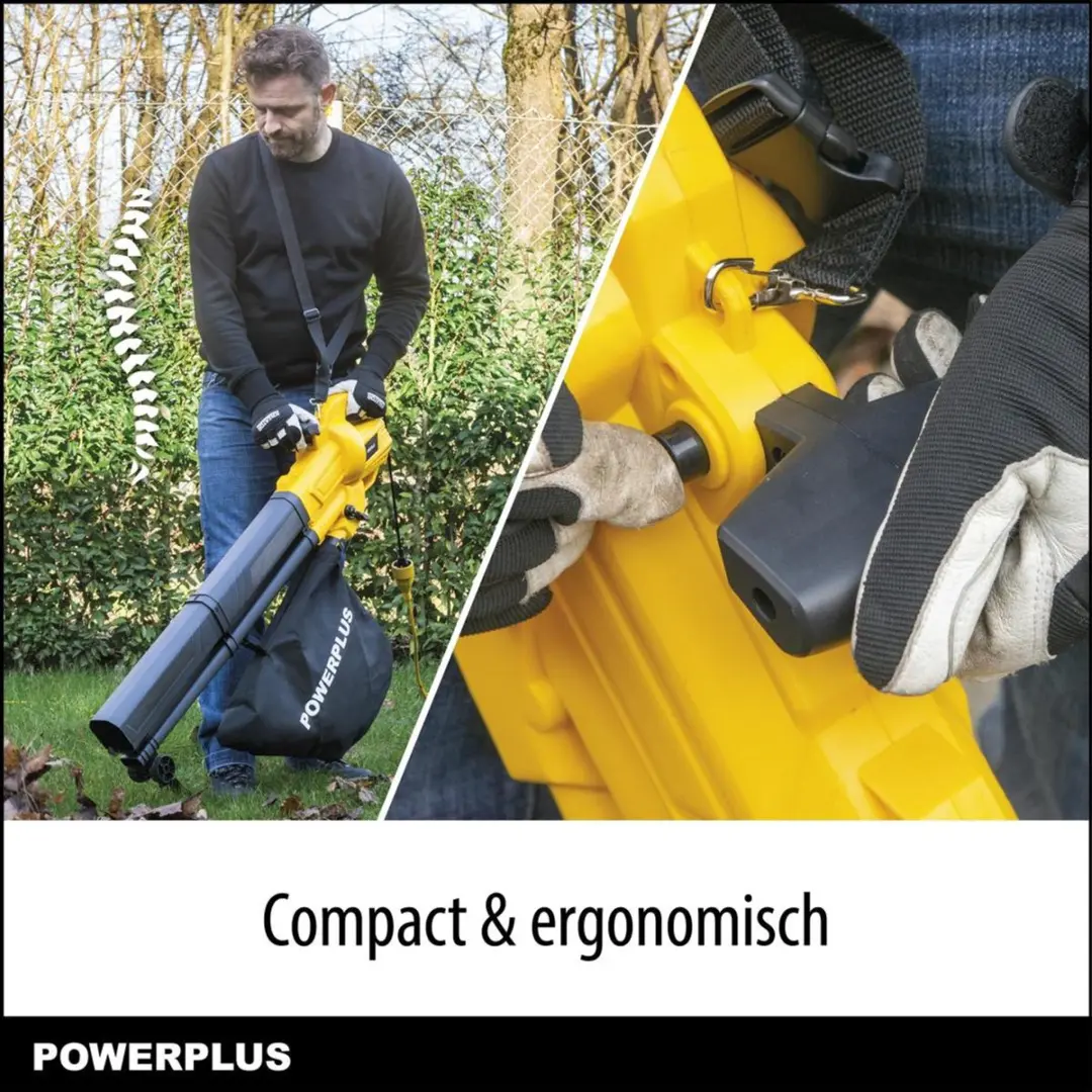 Powerplus POWEG4030 Elektrische Bladblazer 3300W - 250 km/h - afbeelding 6 van 6