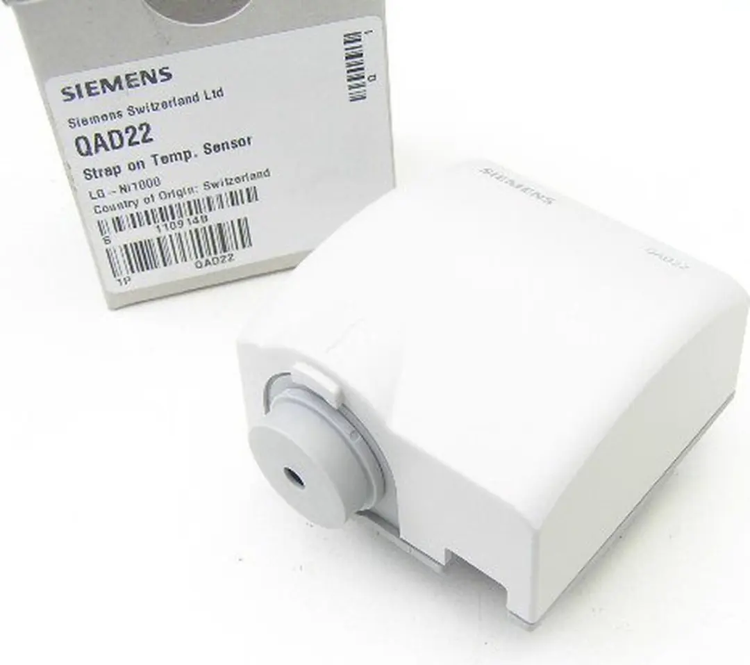 Siemens QAD22 Aanlegtemperatuuropnemer Ni1000 - Wit