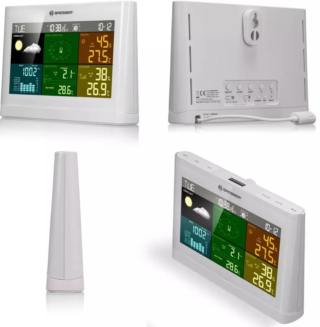 Bresser Weerstation Basisscherm 7002550 - Wit