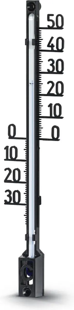 Hama Boomstructuur Thermometer 16cm - Zwart