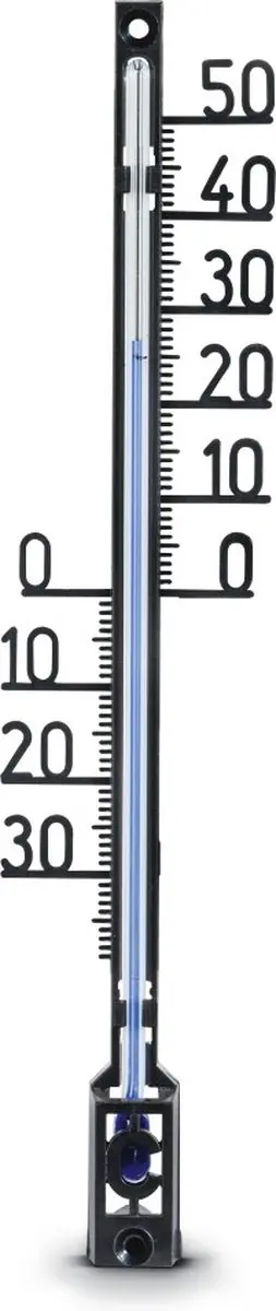 Hama Boomstructuur Thermometer 16cm - Zwart
