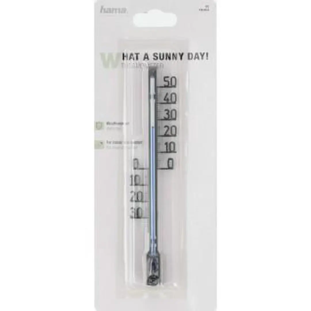 Hama Boomstructuur Thermometer 16cm - Zwart