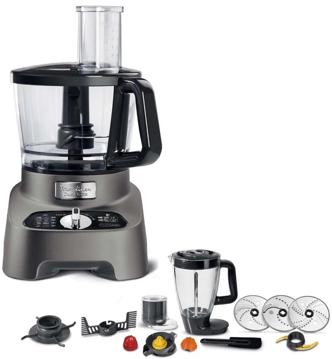 Moulinex FP825E10 Multifunctionele Robot 1000W - 3L - Grijs - afbeelding 6 van 6