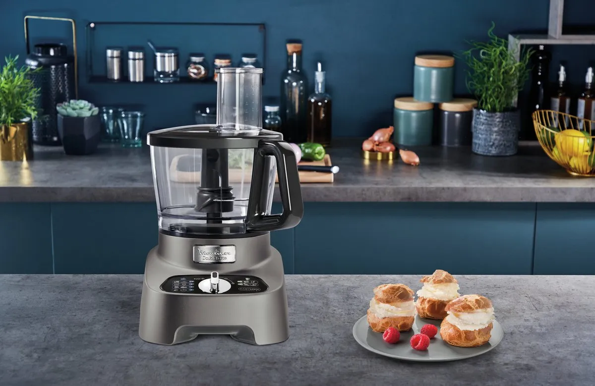 Moulinex FP825E10 Multifunctionele Robot 1000W - 3L - Grijs