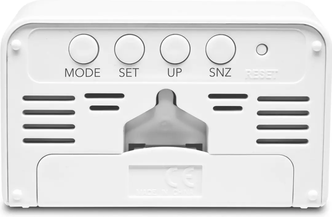 Trotec BZ01 Digitale Wekker met Weerstation - Wit
