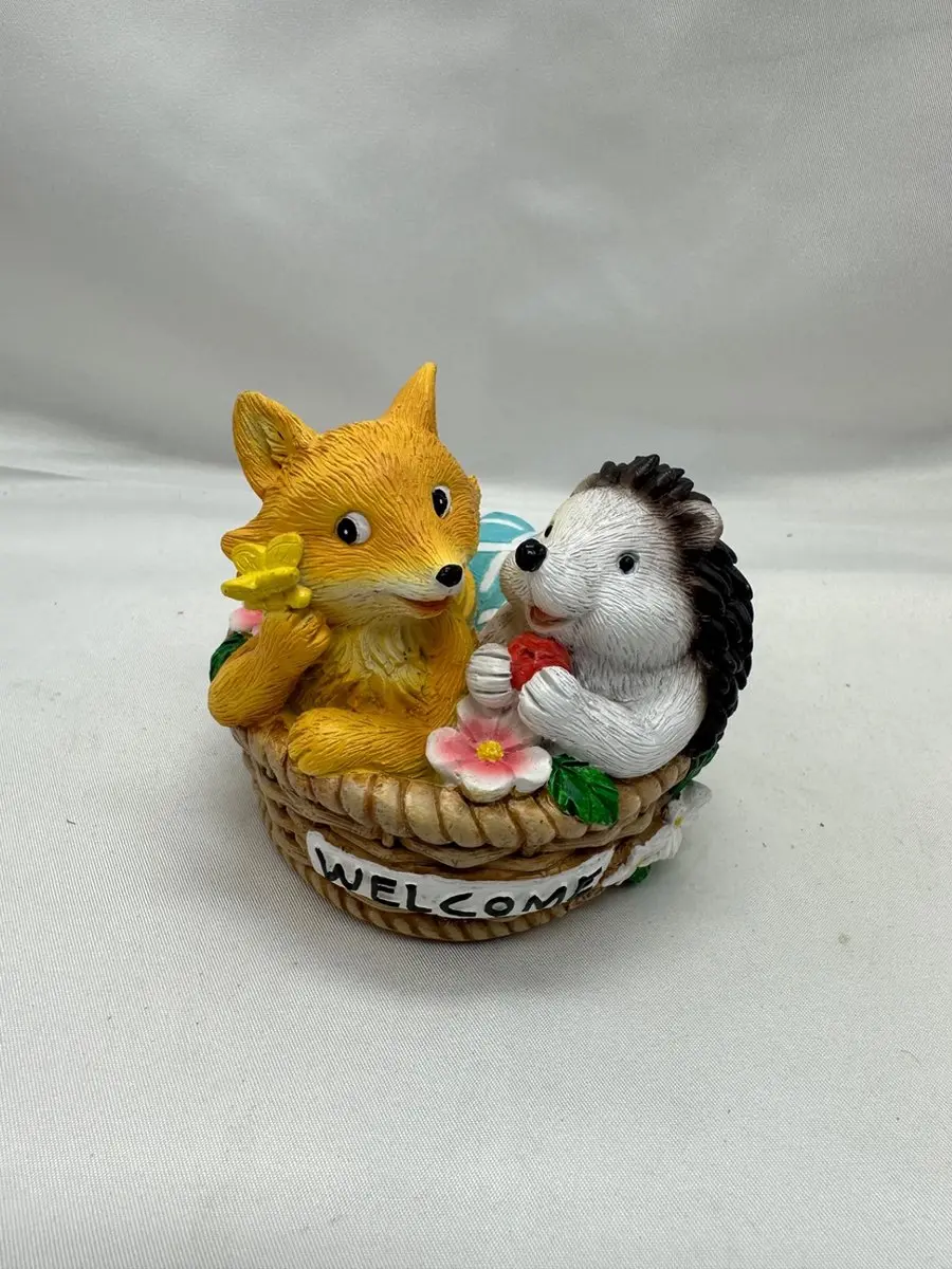 Impuls Dieren in Mand Decoratief Beeld