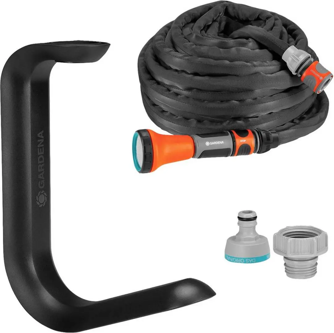 Gardena Liano TapFix Slanghouder + 10m Textielslang