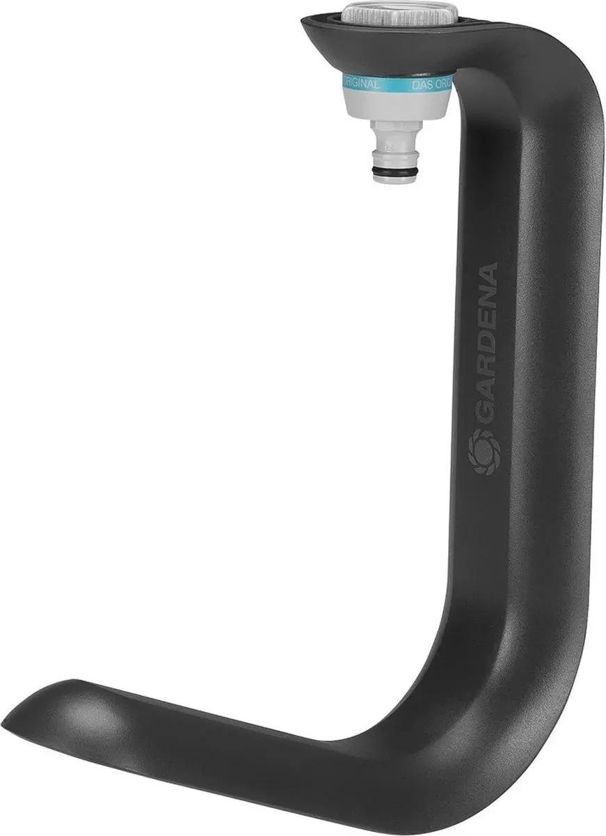 Gardena Liano TapFix Slanghouder + 10m Textielslang - Zwart