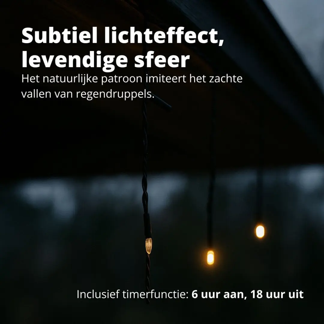 FlinQ IJspegelverlichting 250 LED Warm Wit - 14m