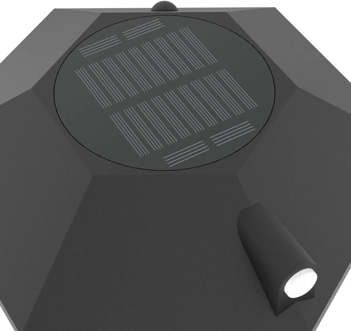 Eglo Prietta Solar Priklamp Buiten LED 87.7cm - Zwart