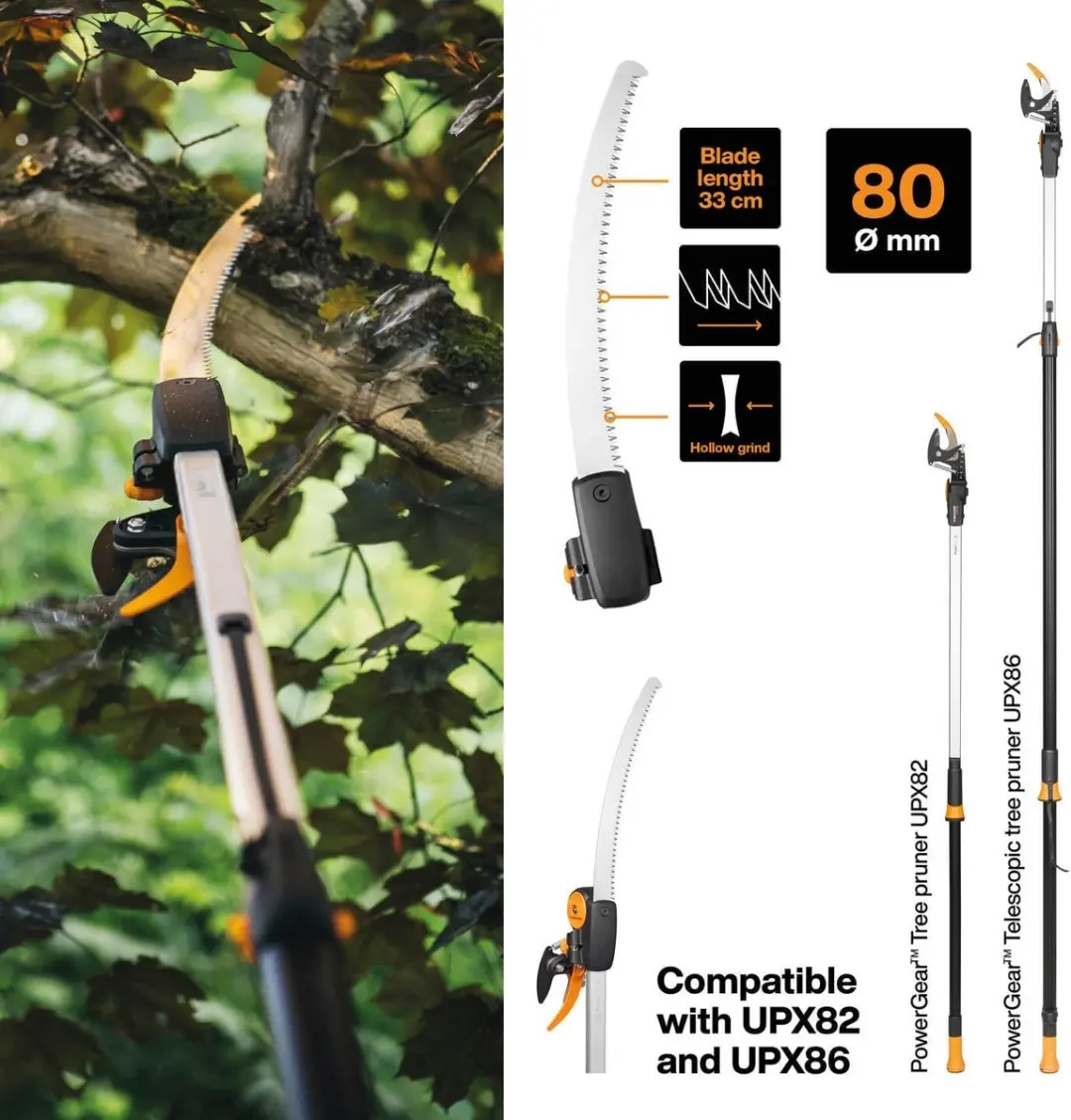 Fiskars Boomzaagadapter UPX86 - UPX82 - 80mm