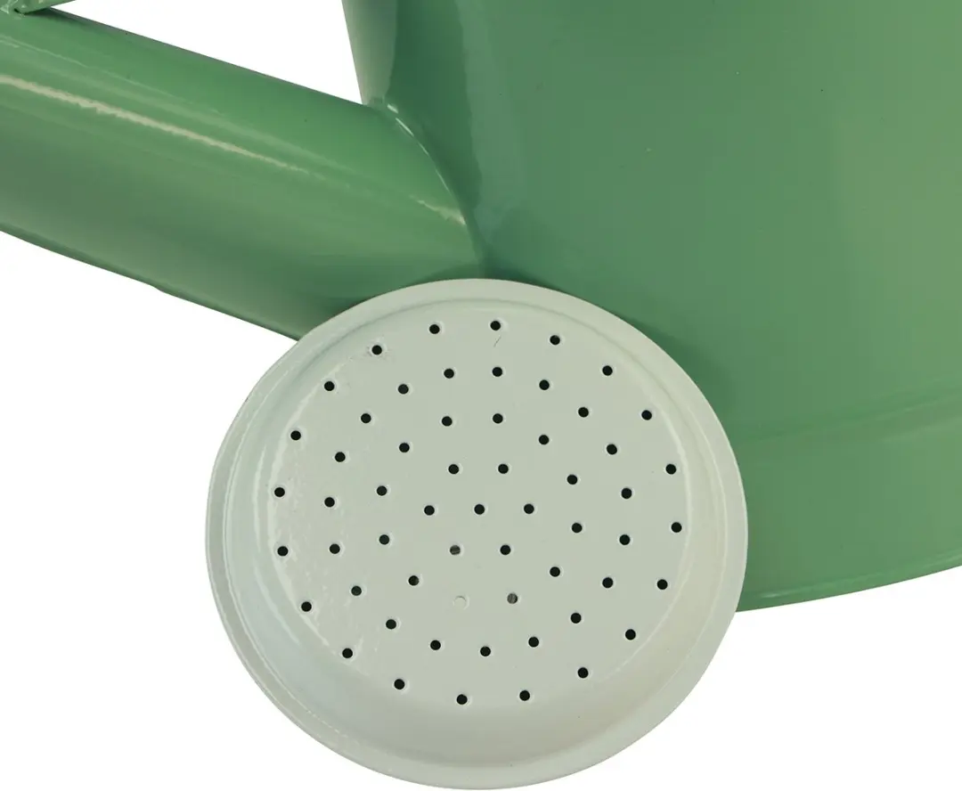 Kaemingk Decoratieve Metal Gieter - Pastelgroen/Wit