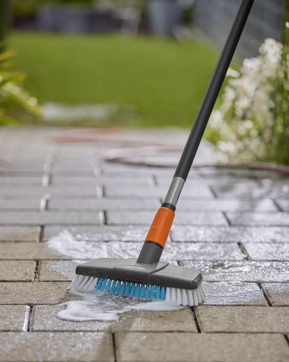 Gardena Cleansystem Steelborstel Hard - Terras