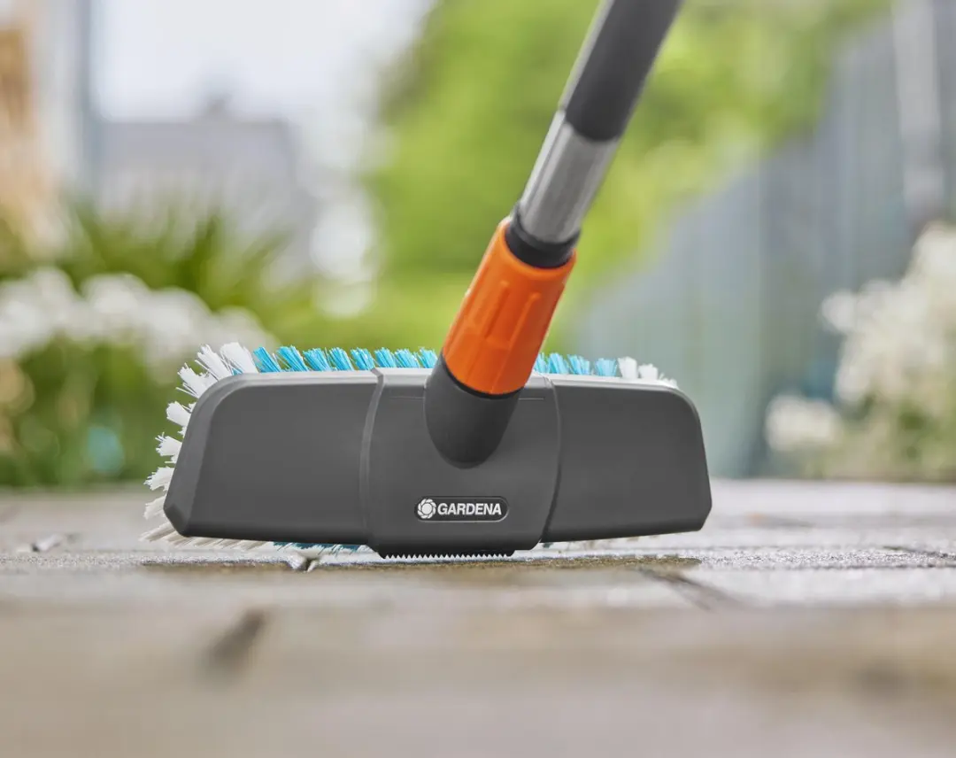 Gardena Cleansystem Steelborstel Hard - Terras