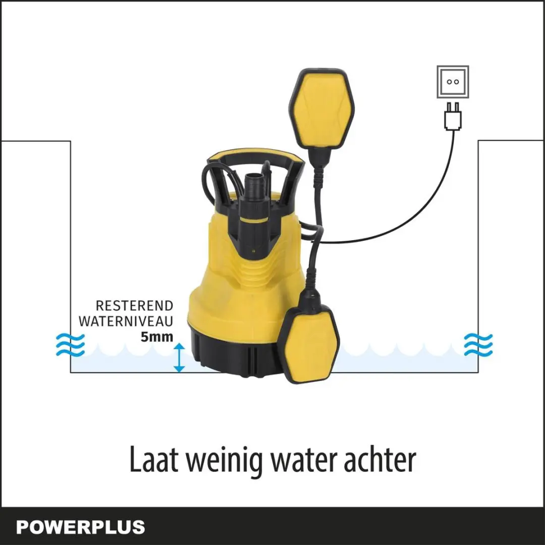 Powerplus Dompelpomp POWXG9502 350W - 5000 l/u