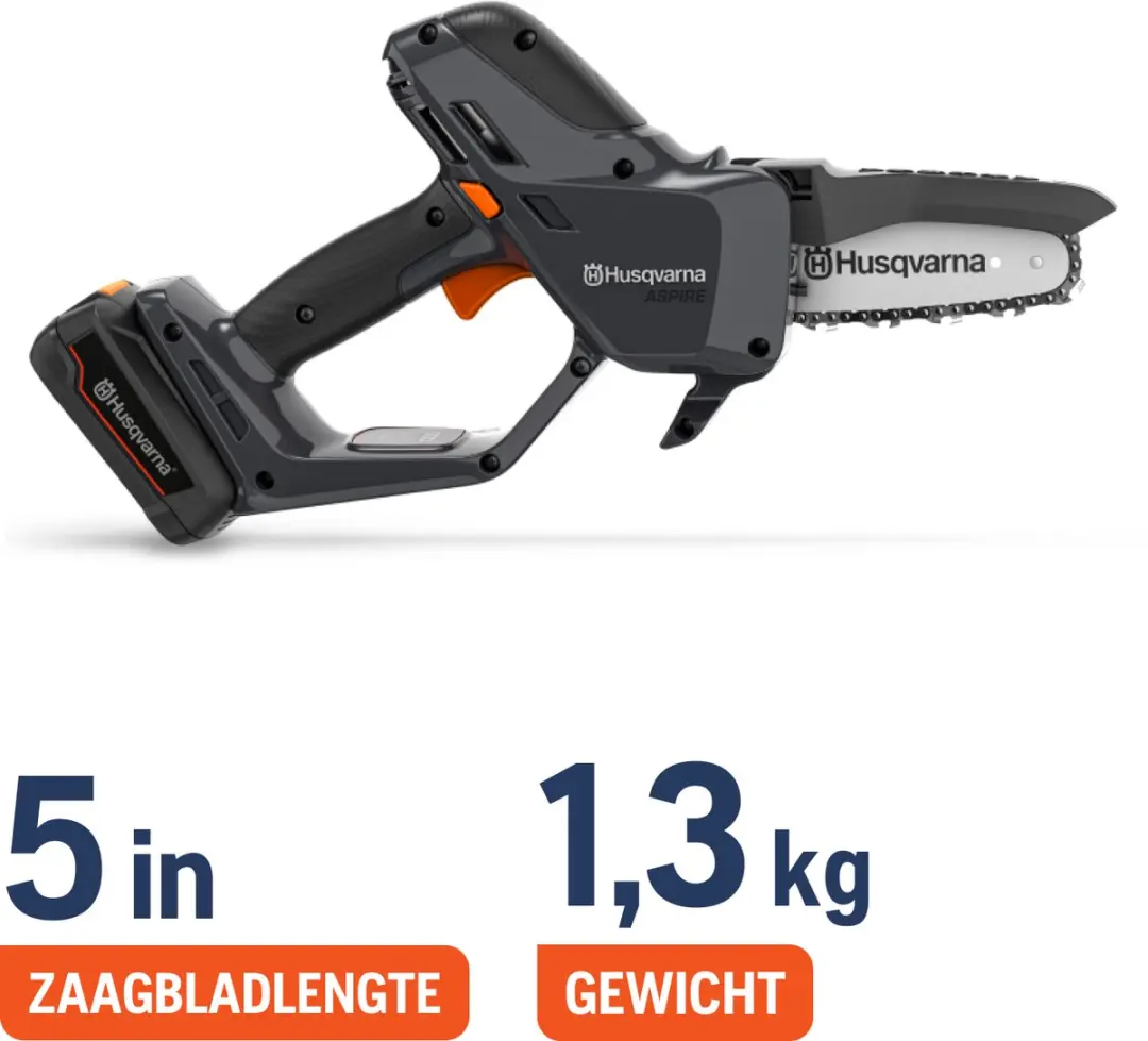 Husqvarna Mini Accuzaag Aspire P5-P4A - 75mm Takken
