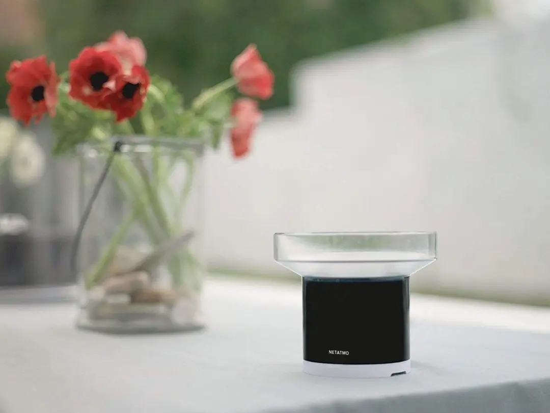 Netatmo Slimme Regenmeter - Zwart