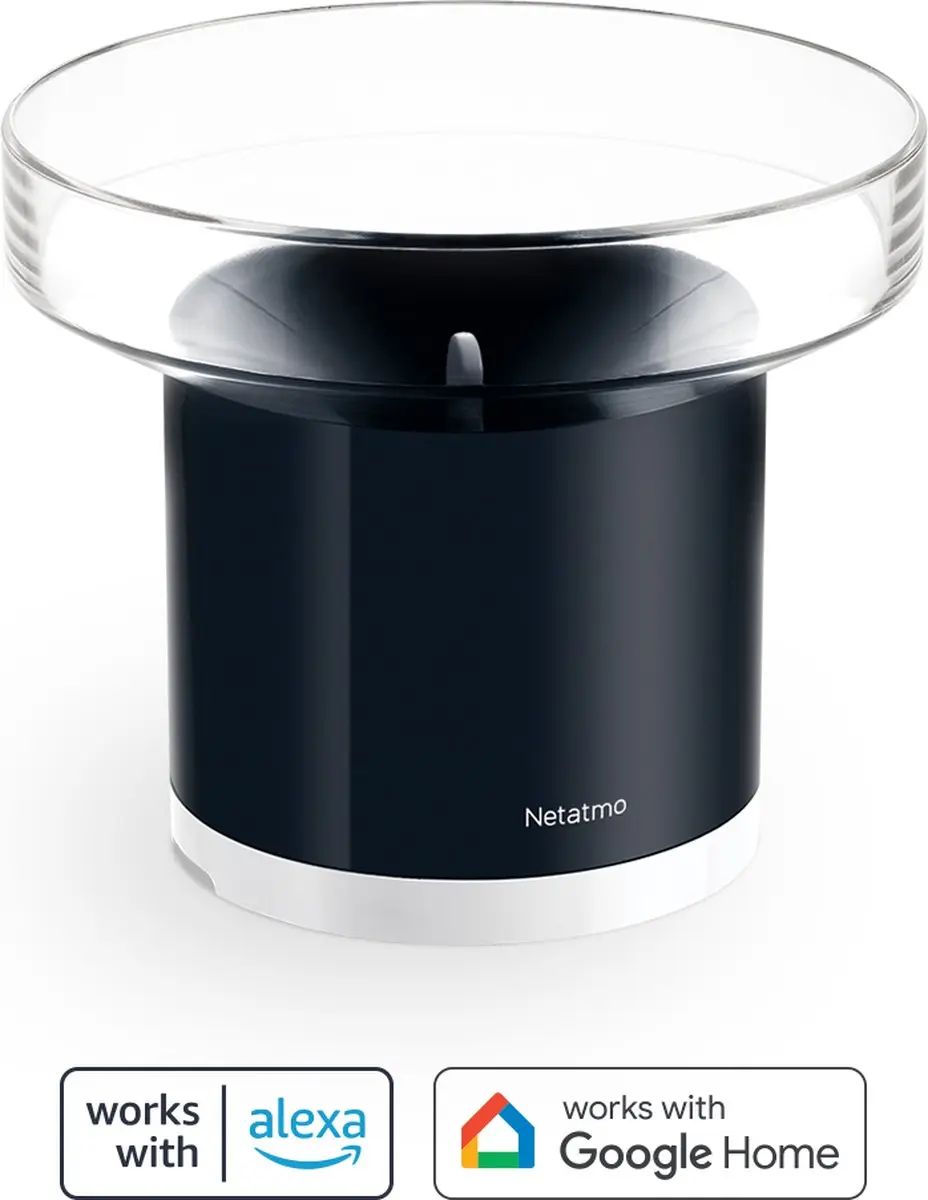 Netatmo Slimme Regenmeter - Zwart