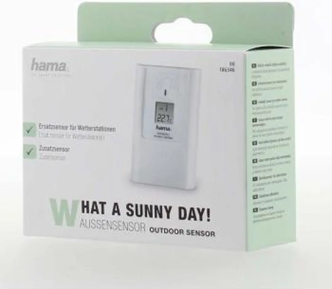 Hama Buitensensor TS35C voor Weerstation - Penlite - afbeelding 2 van 4