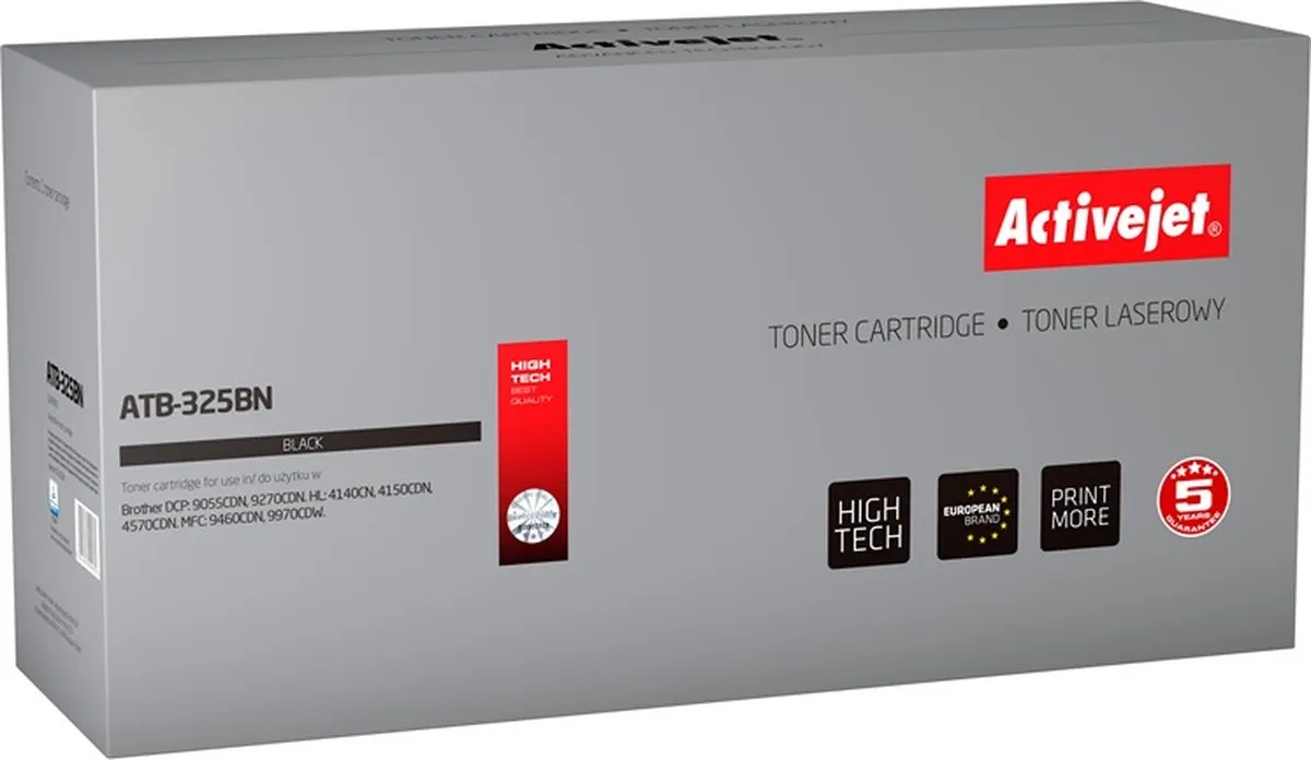 Brother ActiveJet ATB-325MN Tonercartridge - 3500 Pagina's - Magenta