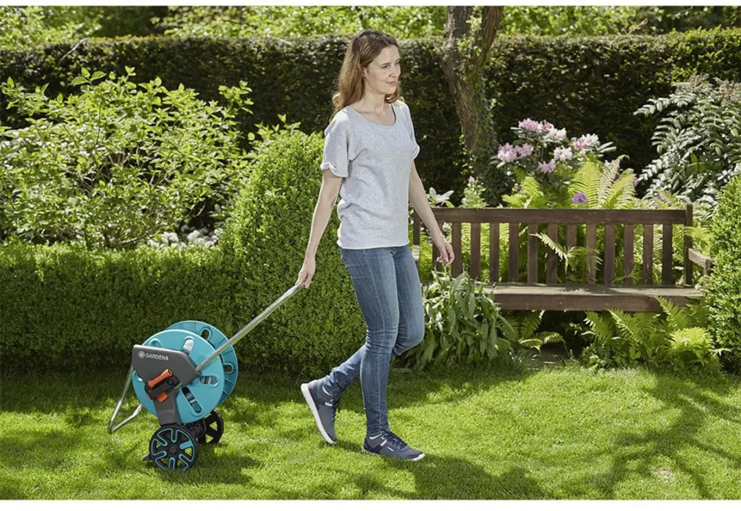 Gardena CleverRoll M Slangenwagen 60m - Blauw