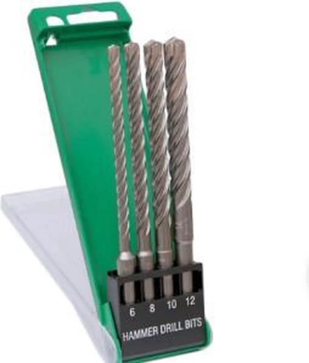 Hikoki SDS-Plus Boorset 4-delig - 4-snijder - Steen/Beton - afbeelding 2 van 2