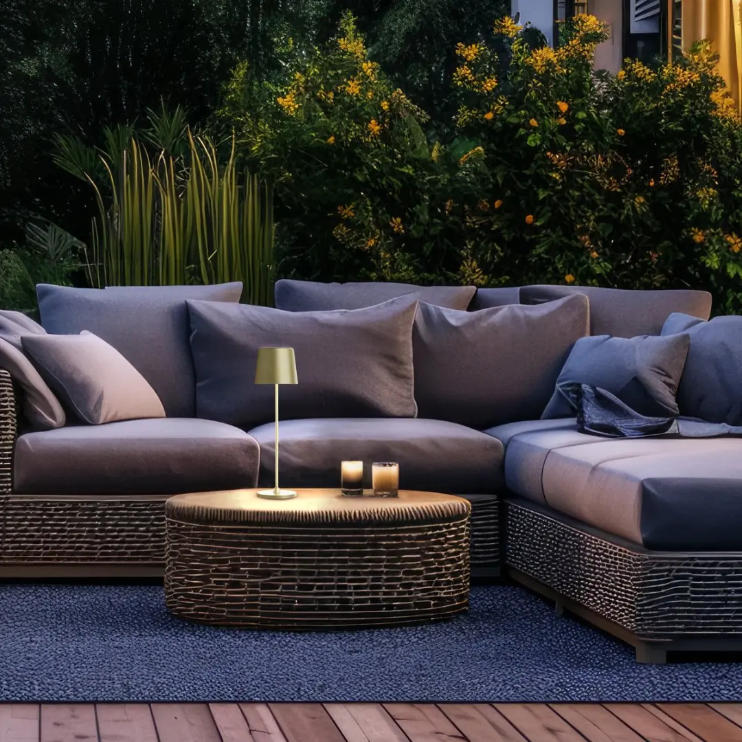 Brilliant Kaami LED Tafellamp - 310 Lm - Goud