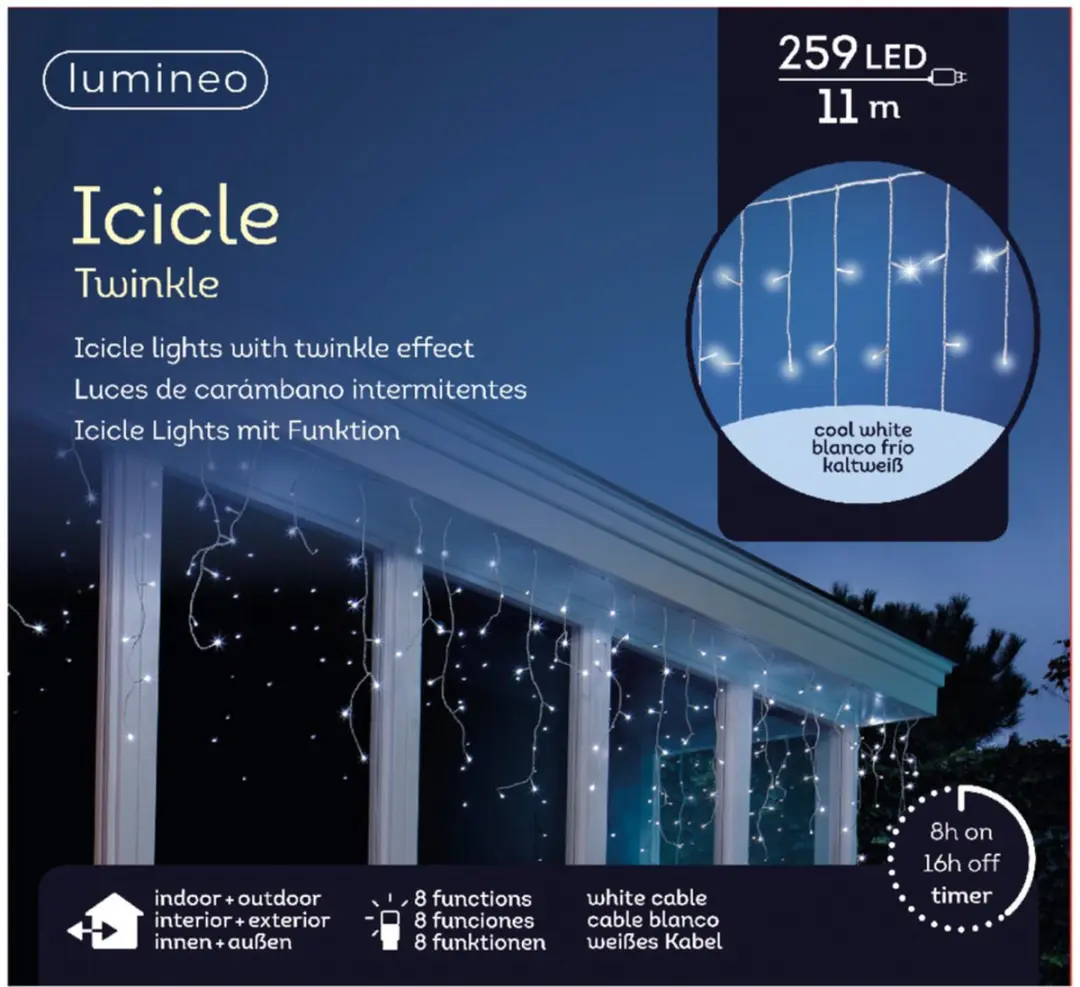 Lumineo IJspegelverlichting Koel Wit 2x - 259 LED - 1100 cm