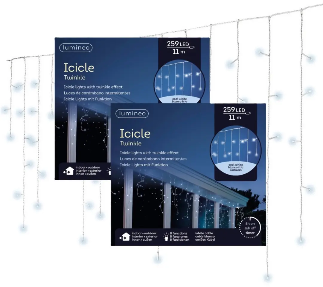 Lumineo IJspegelverlichting Koel Wit 2x