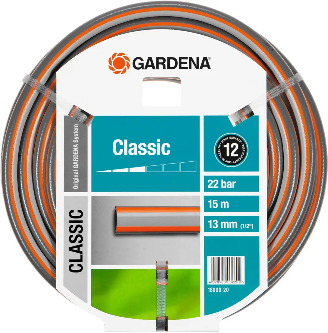 Gardena Classic Tuinslang 15m - 1/2" - 13mm