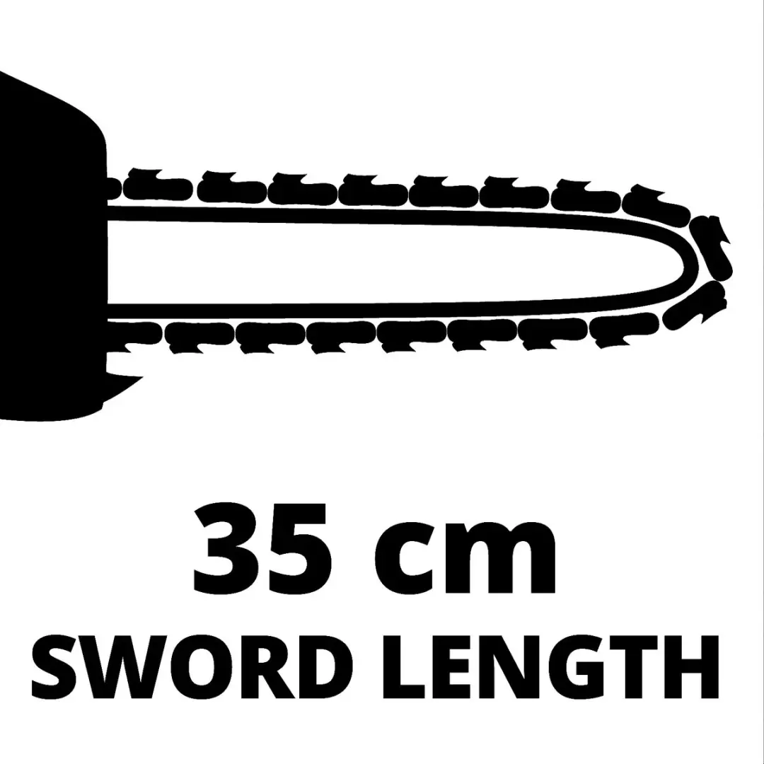 Einhell GC-PC 1335/1 I Benzine Kettingzaag 37,2 cm³ - 35 cm Zwaard - afbeelding 6 van 6