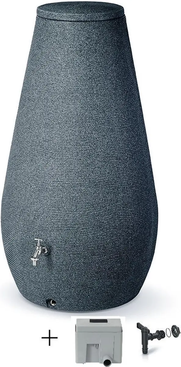 Prosperplast Drop Regenton 410L - Granietgrijs