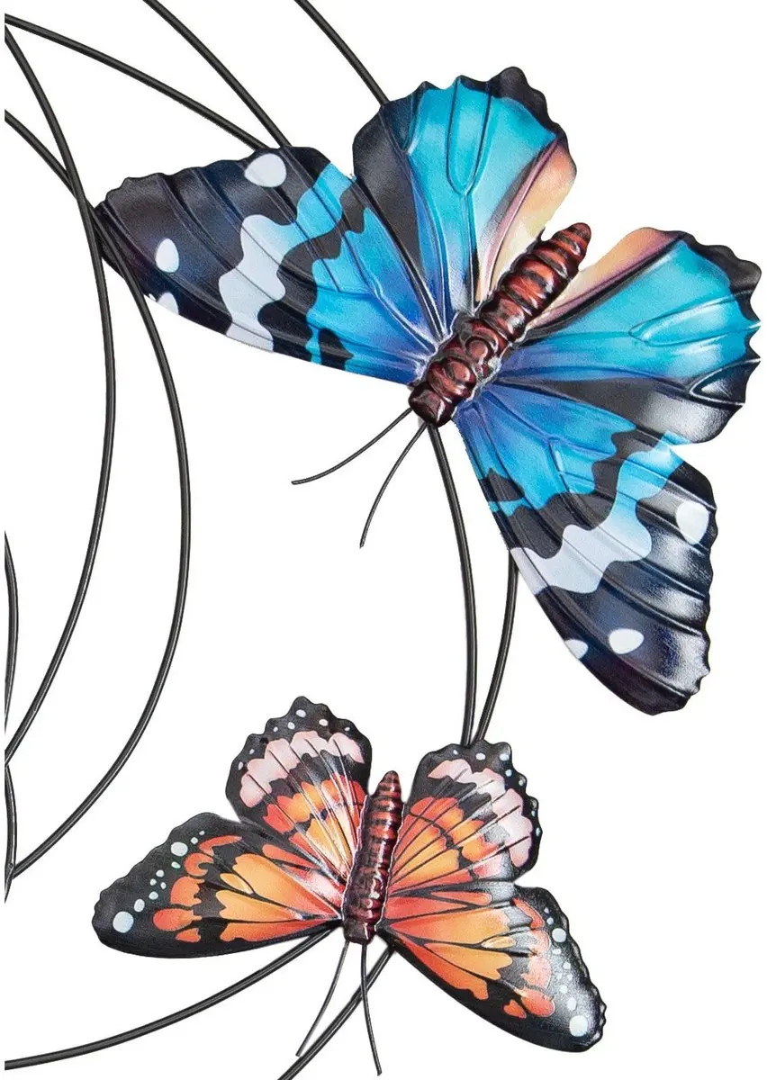 Anna's Collection Tuindecoratie Vlinders 3D - 65,5 cm - Multi