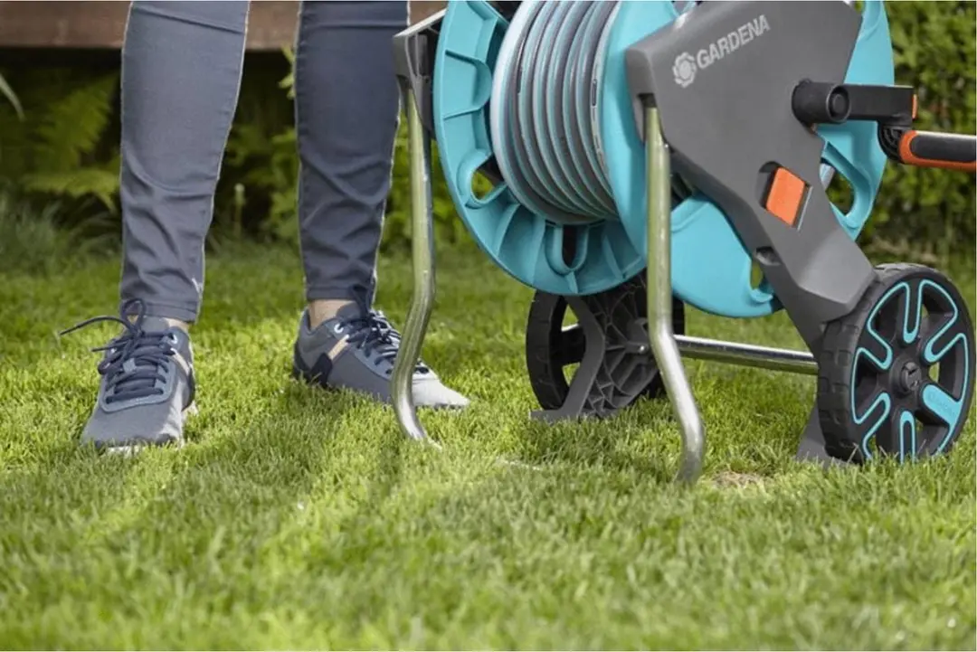 Gardena CleverRoll M Slangenwagen 60m - Turquoise - afbeelding 6 van 6