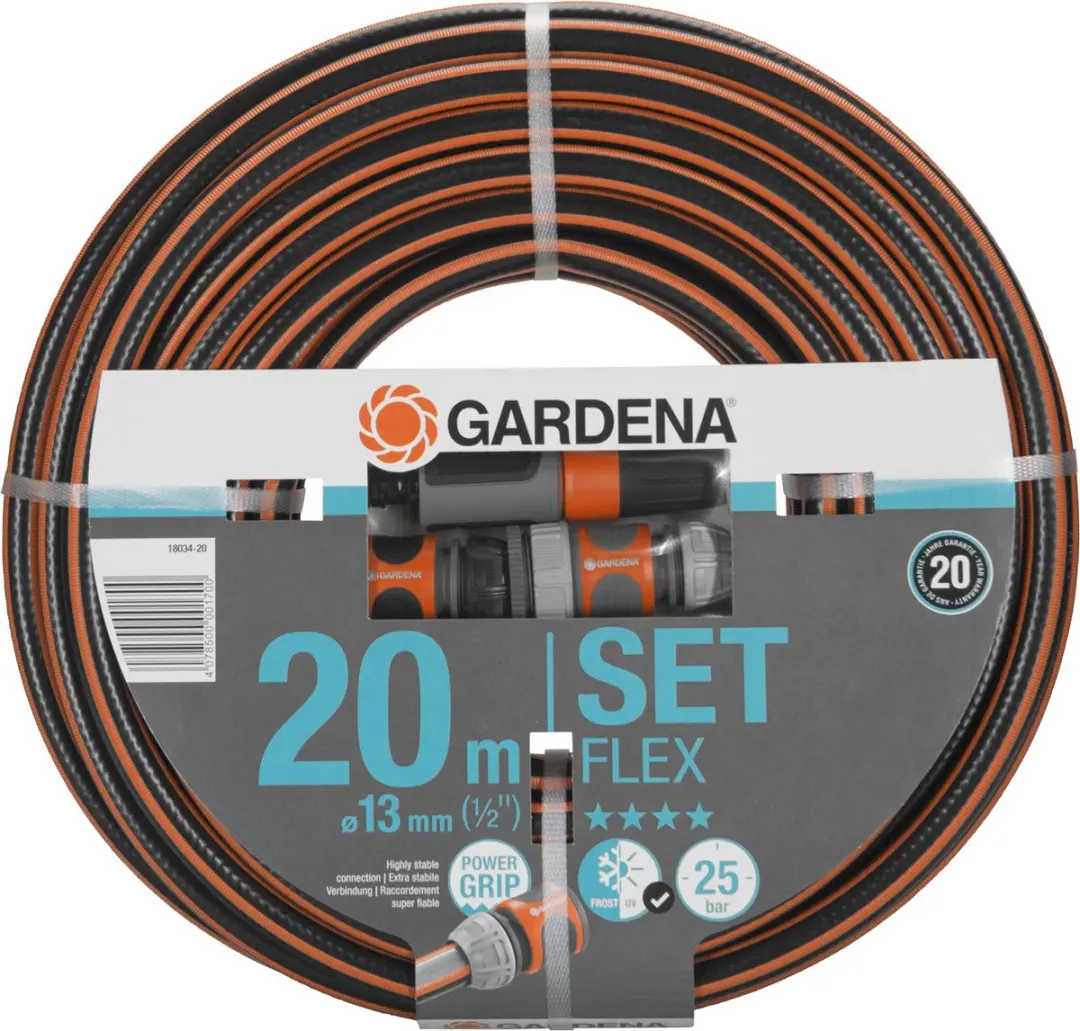Gardena Comfort FLEX 6-delige Tuinslangset 20m
