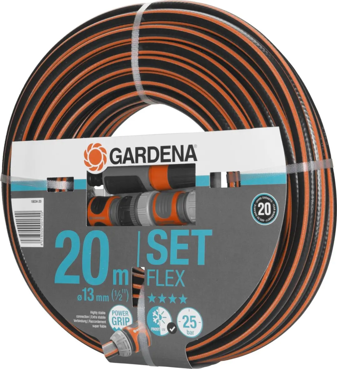 Gardena Comfort FLEX 6-delige Tuinslangset 20m