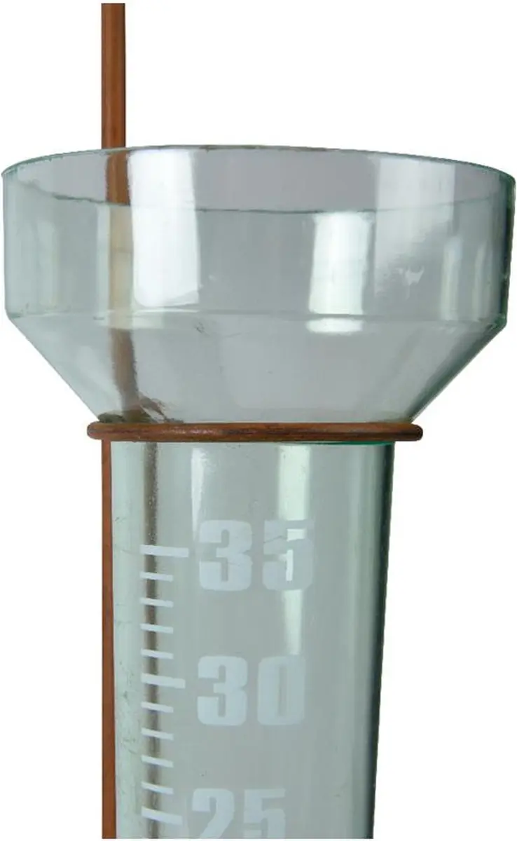 Decoris Regenmeter Vlinder Metaal 83cm