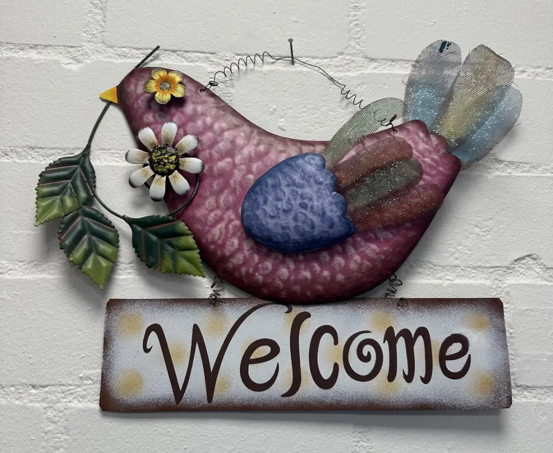 Impuls Welcome Roze Vogel Hanger
