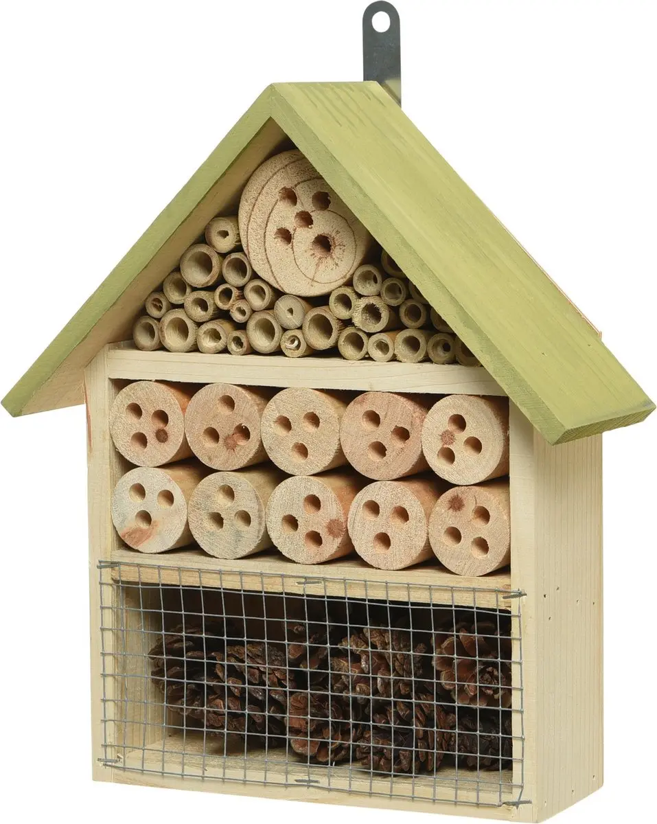 Decoris Lichtgroen Insectenhotel 29cm