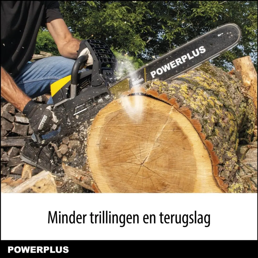 Powerplus POWXG10247 Benzine Kettingzaag 51,7cc - 500mm Zaagblad - afbeelding 6 van 6