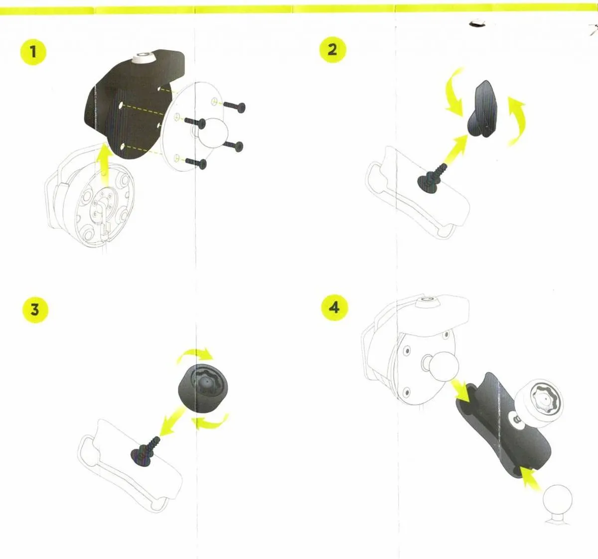 TomTom Anti-theft Solution - RIDER-slot - 2 Sleutels - Zwart